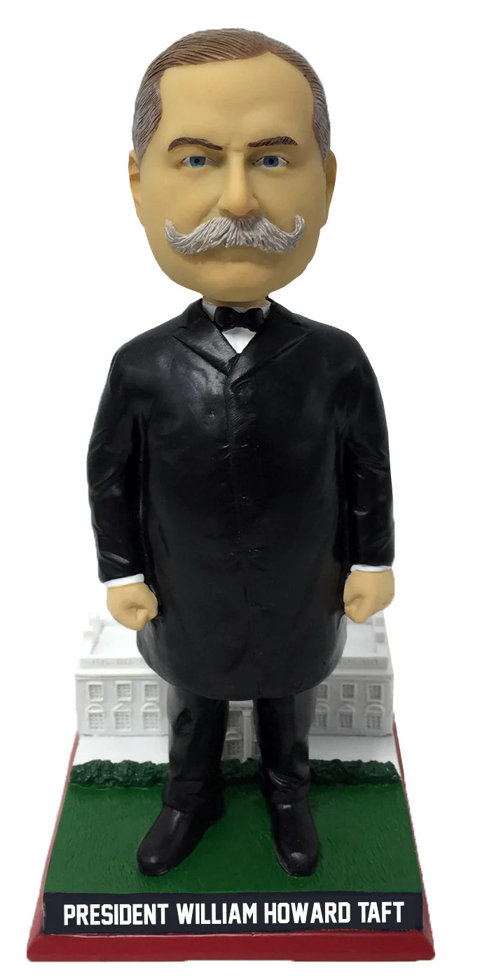 William Howard Taft White House Base President Bobblehead Numbered to 1,908