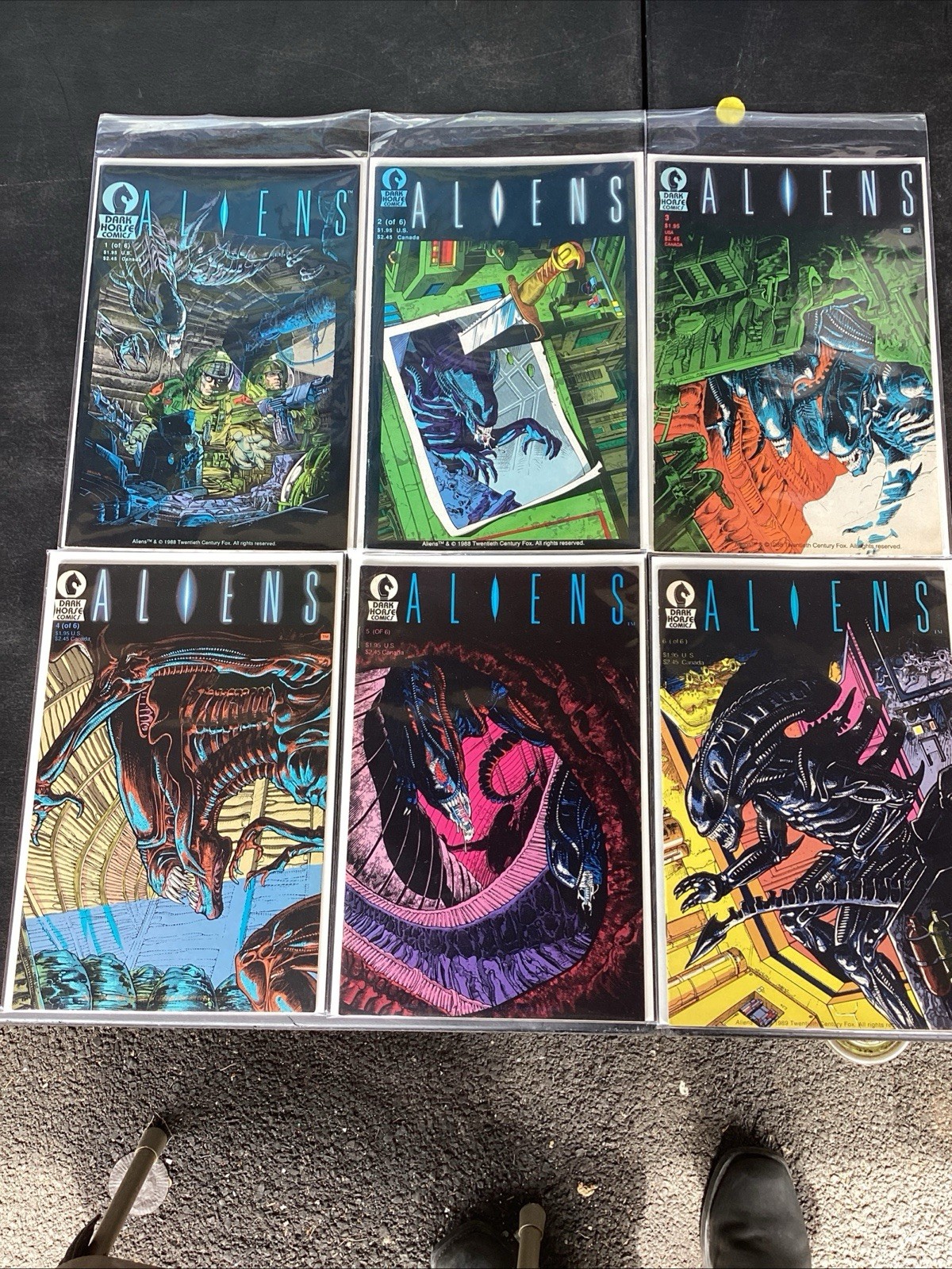 Aliens #1-6 Complete Set 1988 Dark Horse Comics