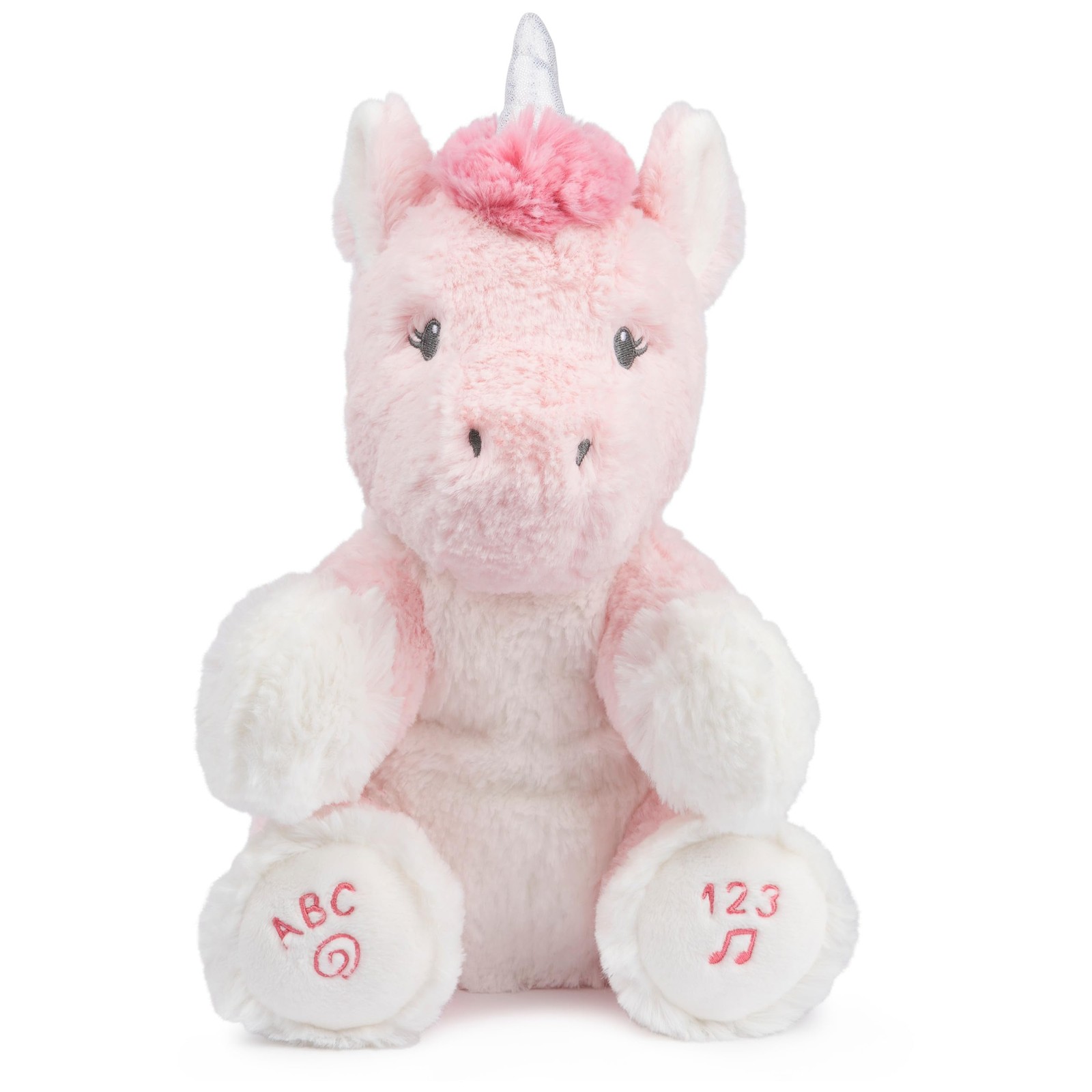 GUND Baby Alora Unicorn Plush, Singing Sensory Toy with ABC & 123 Songs, Pink 11