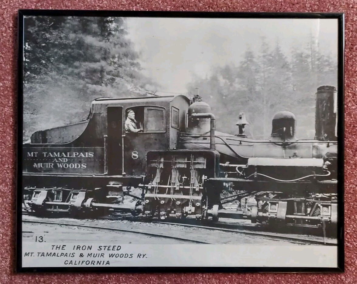 The Iron Steed Mt Tamalpais Muir Woods California Large Picture Train Railroad