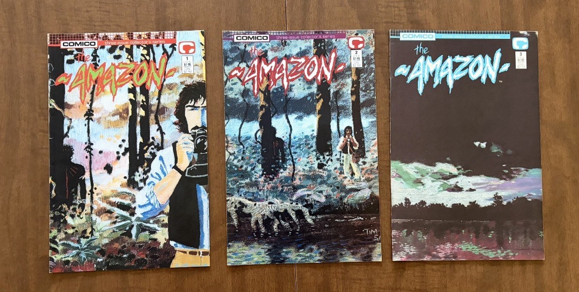 The Amazon #1,2,3 Complete Set/Steve Seagle/Tim Sale/Comico/1989