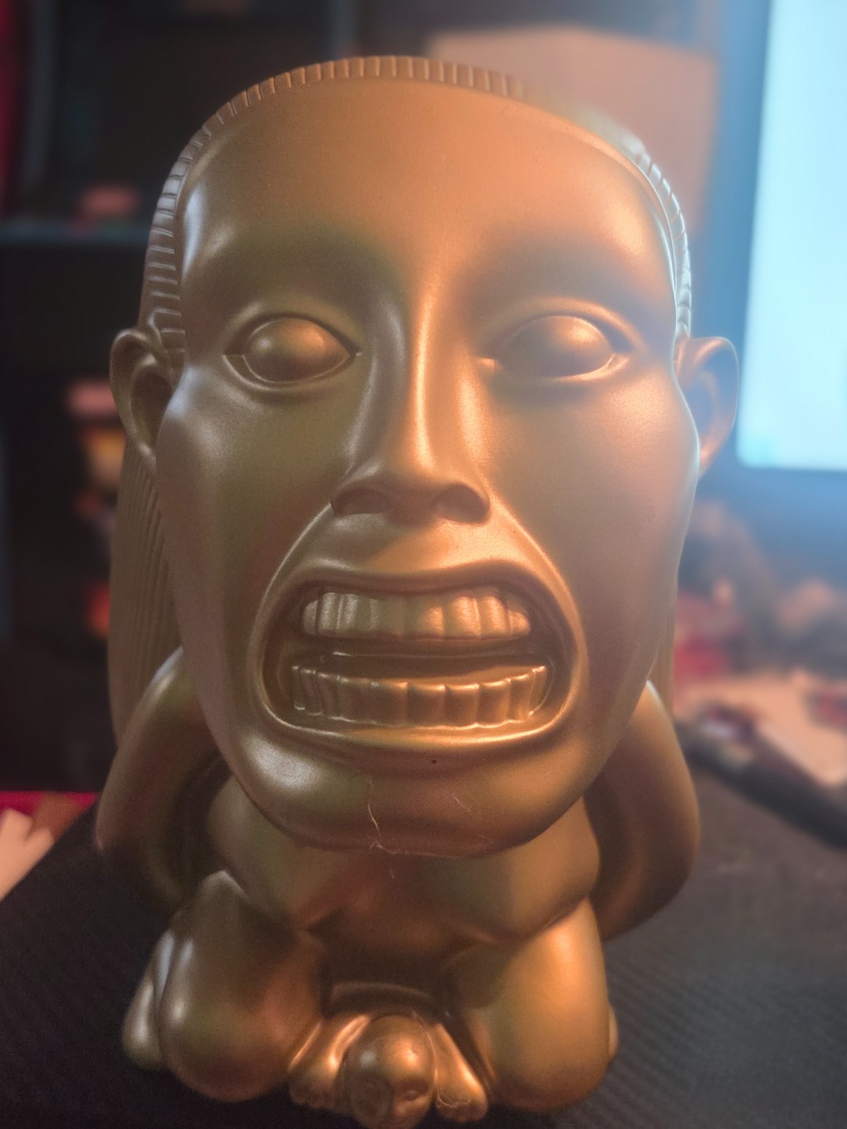Indiana Jones Golden Idol Vinyl Coin Bank Raiders Of The Lost Ark No Box