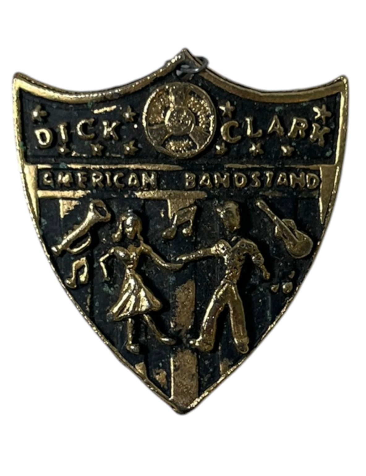Vintage 1950\'s Dick Clark American Bandstand Badge Pin Brooch