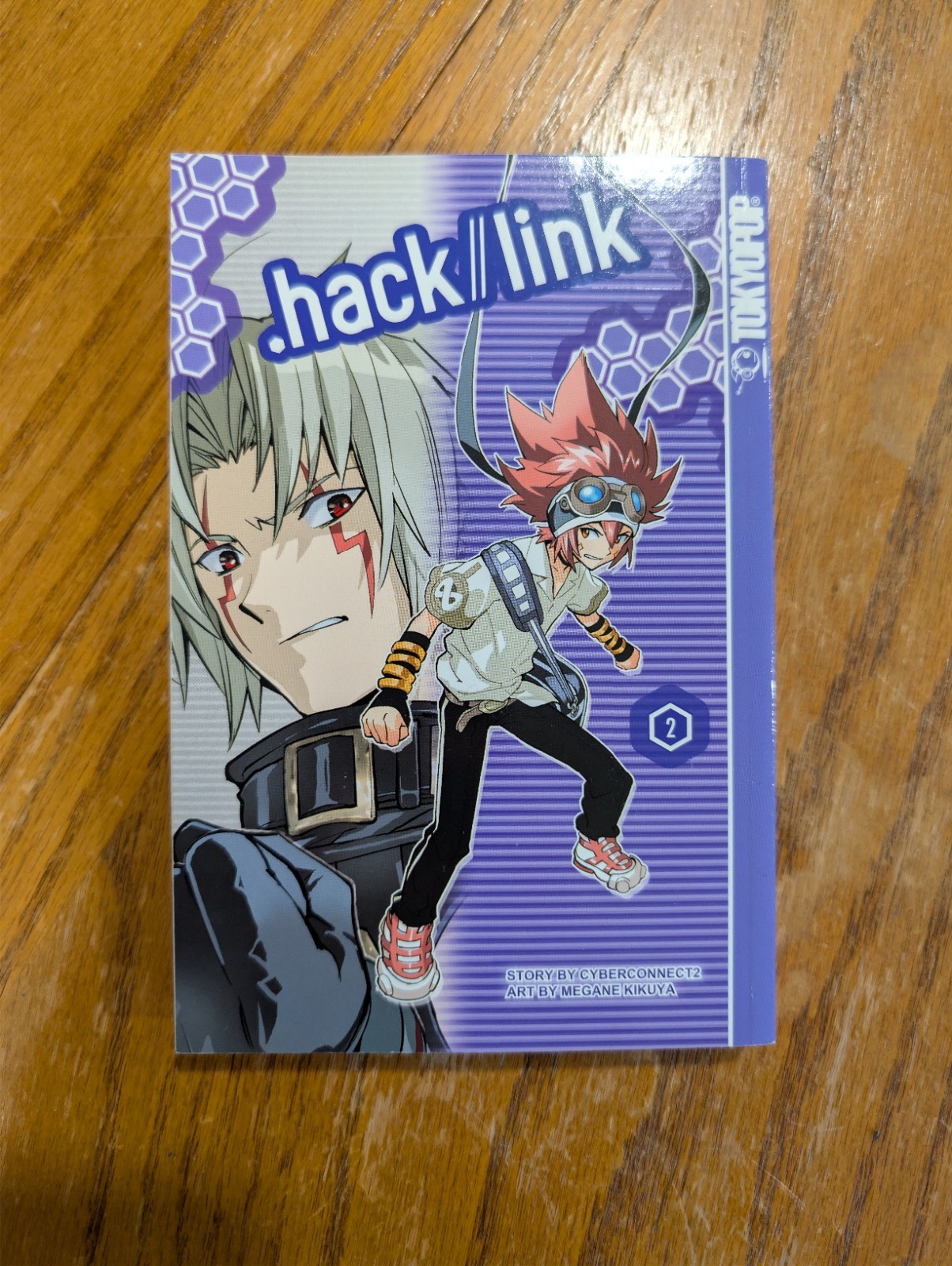 .Hack Link Manga Volume 2 OOP 1st Edition Used - Good Condition HTF