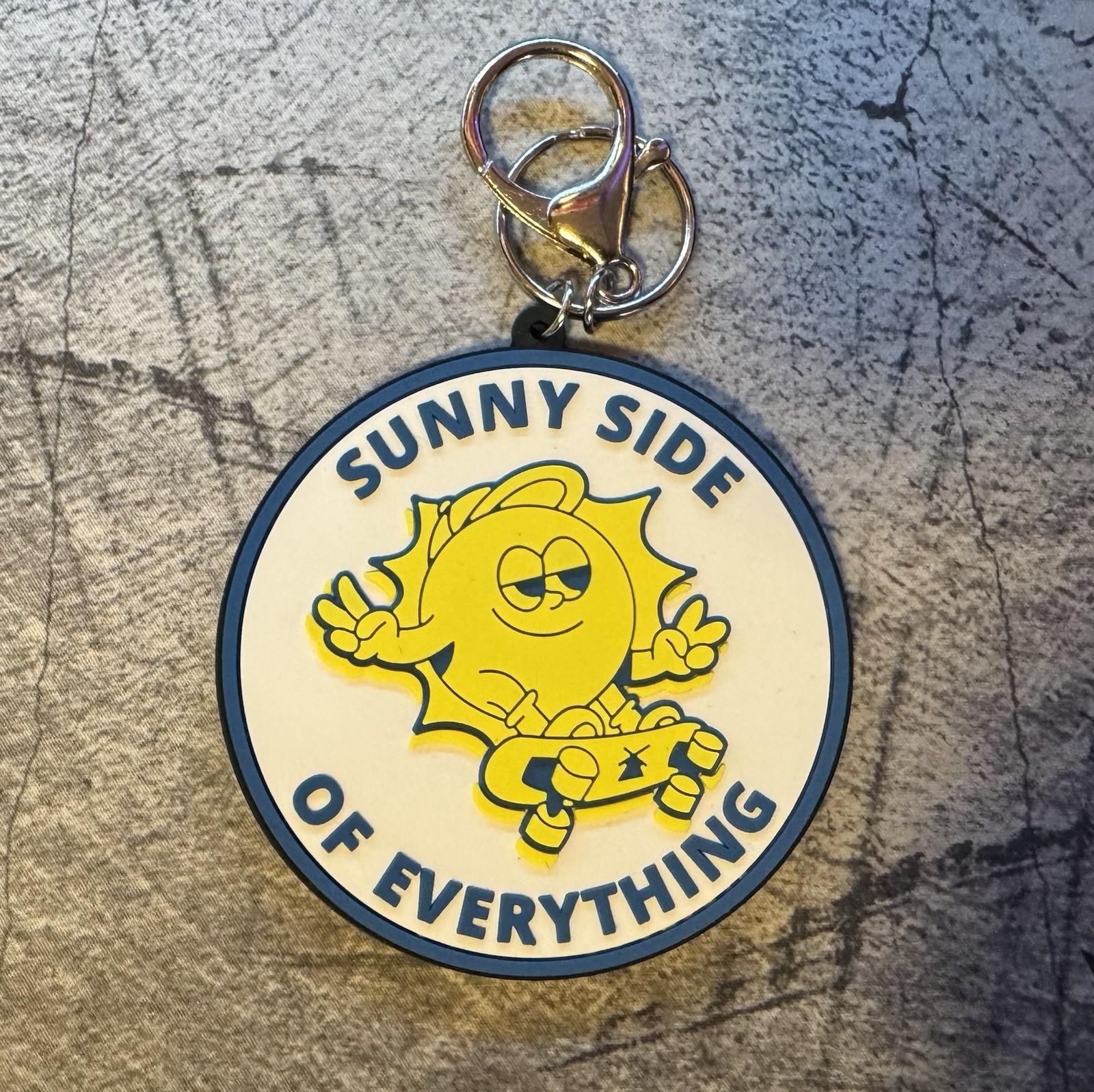 Dutch Bros Keychain Sunny Side of Everything Headquarters Exclusive Hard to Find