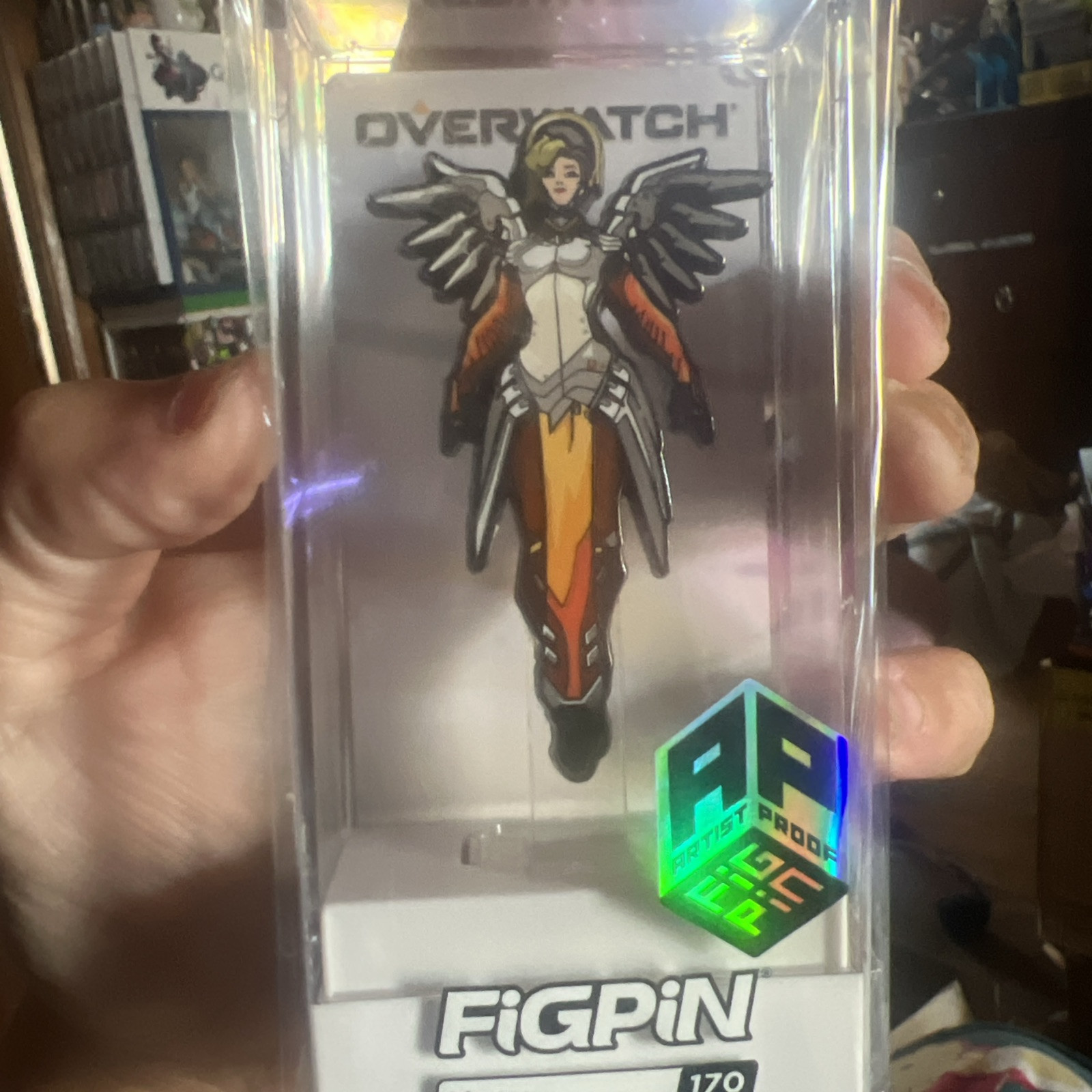 FiGPiN Exclusive Blizzard Overwatch Mercy #170 Xbox PS5 Artist Proof Ap