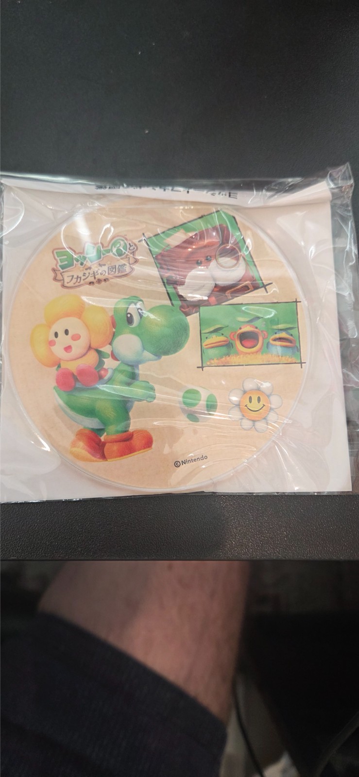 Yoshi and the Mysterious Book Acrylic Coaster Japan Nintendo Switch 2