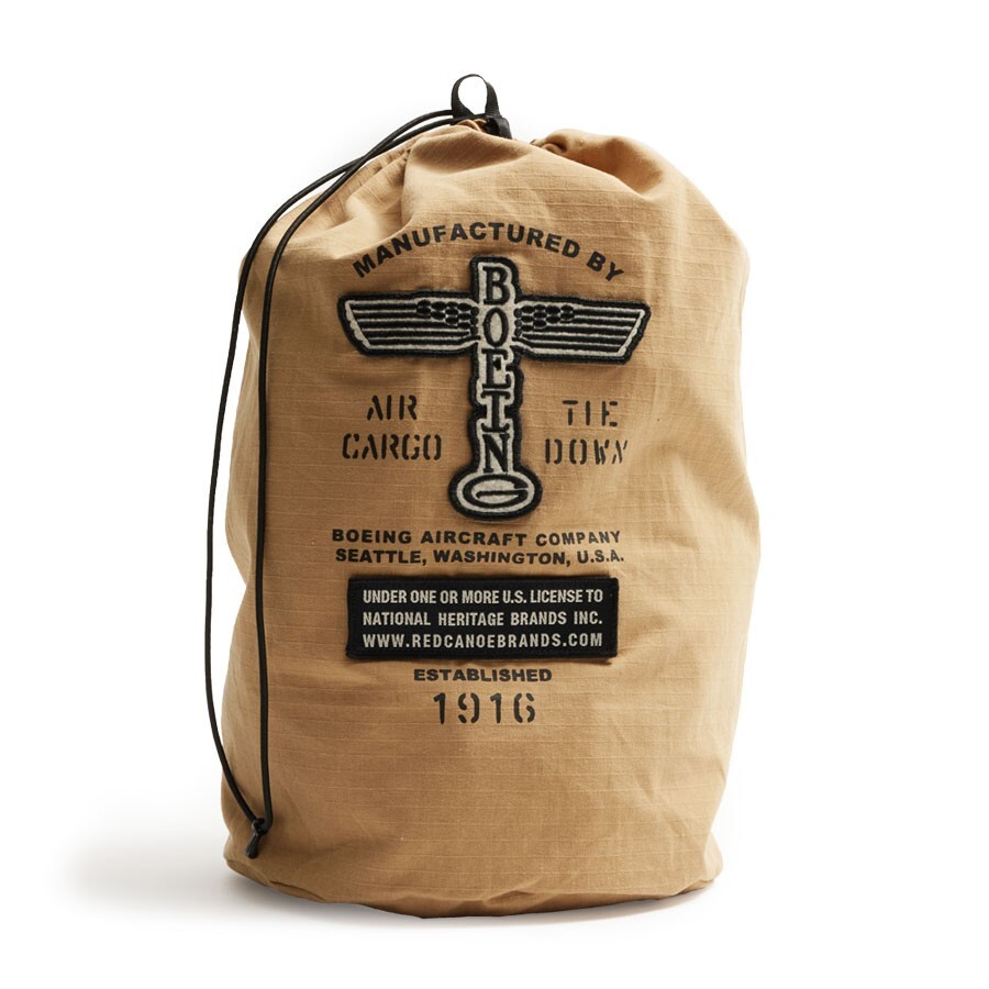 Boeing Totem Logo Ripstop Organizing Bag, Tan, Vintage Aviation, WW II  ACC-0116