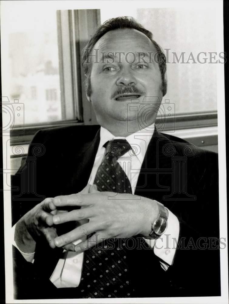 1973 Press Photo United Nations Environment Secretariat Director Maurice Strong