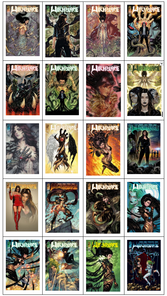 Witchblade 3 5 6 7 8 9 11 13 15 18 19 20 21 22 24 Cover A & MORE SET 2024-2026