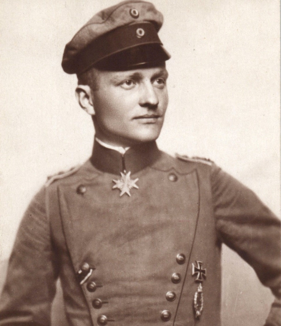 RPPC WWI Manfred Von Richtofen German Ace Red Baron Real Photo Postcard Sanke