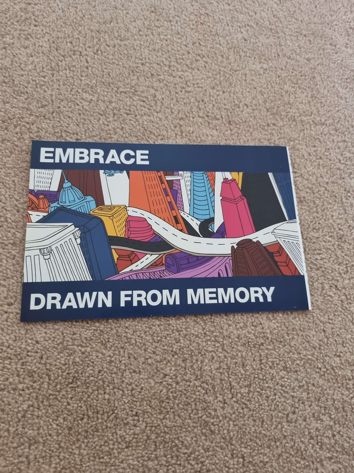 TNEWM115 ADVERT 5X8 EMBRACE : 'DRAWN FROM MEMORY'