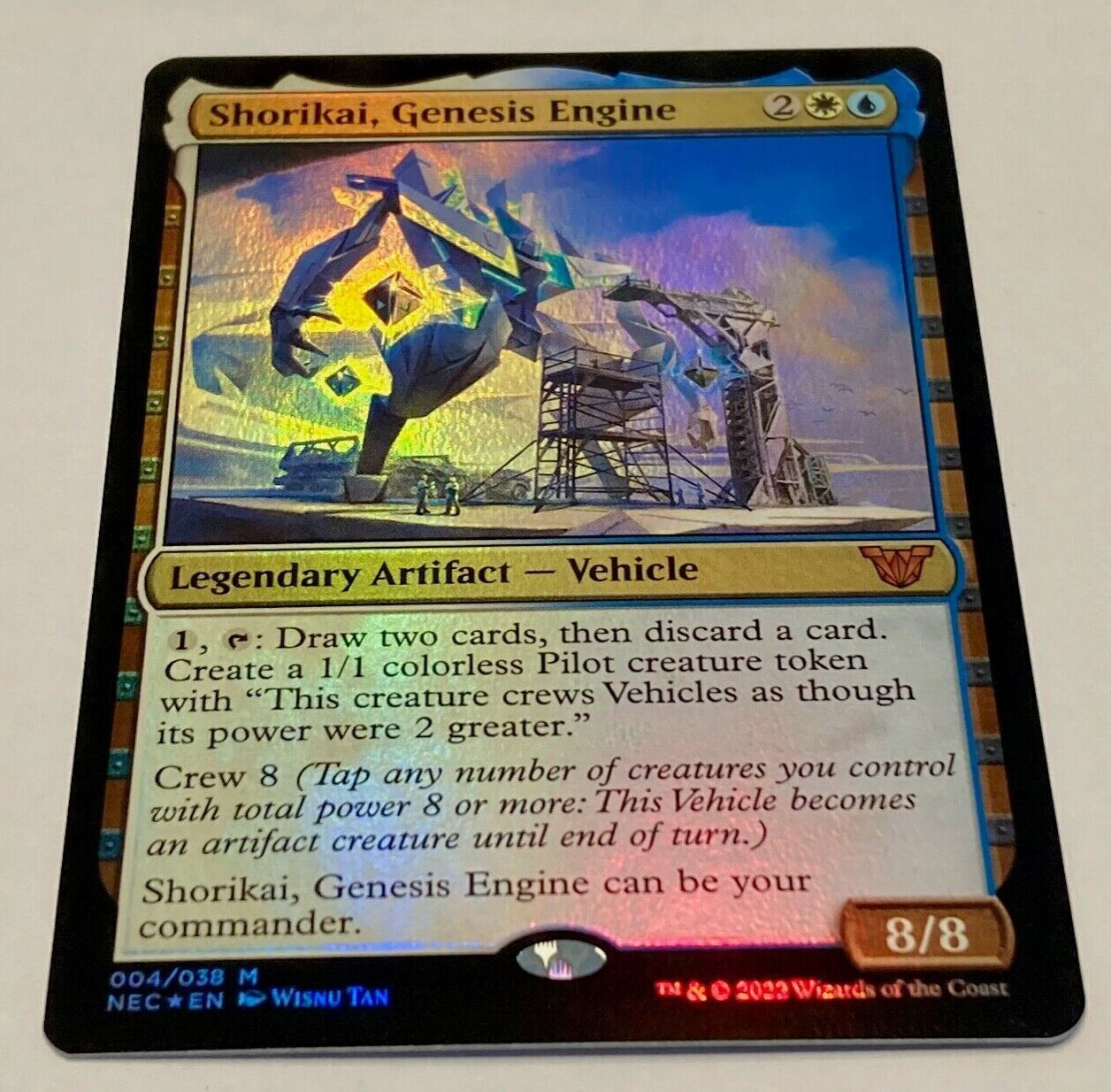 Shorikai, Genesis Engine FOIL | NM | EN Commander Kamigawa Vehicle MtG Legacy