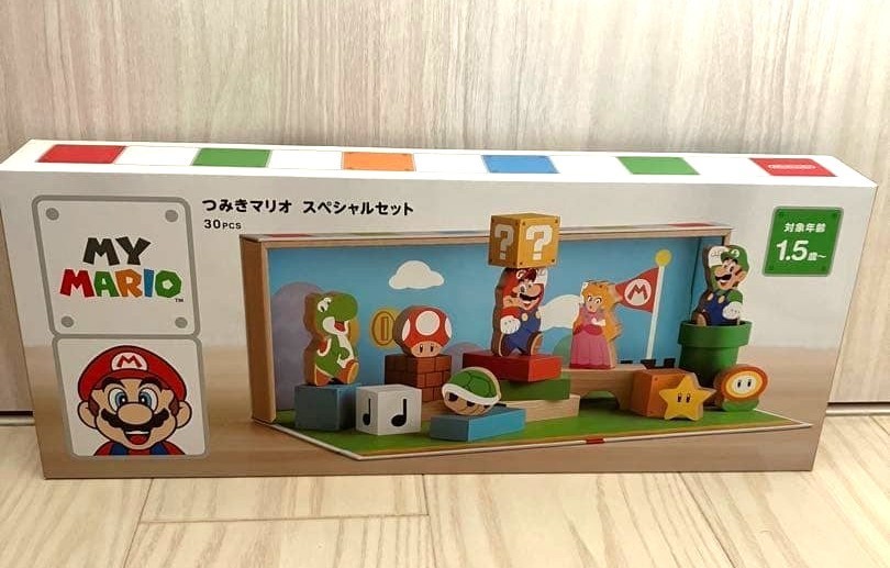 Nintendo My Mario Wooden Block Special Set 30pcs Store Exclusive