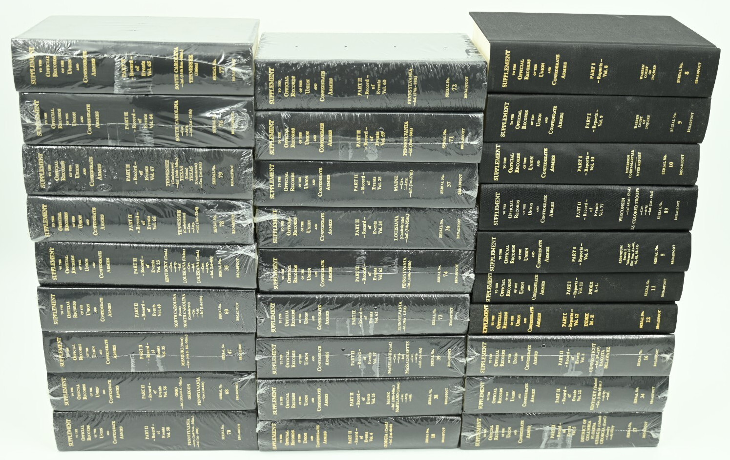 Supplement to the Official Records of the Union and Confederate Armies (28 Vols)