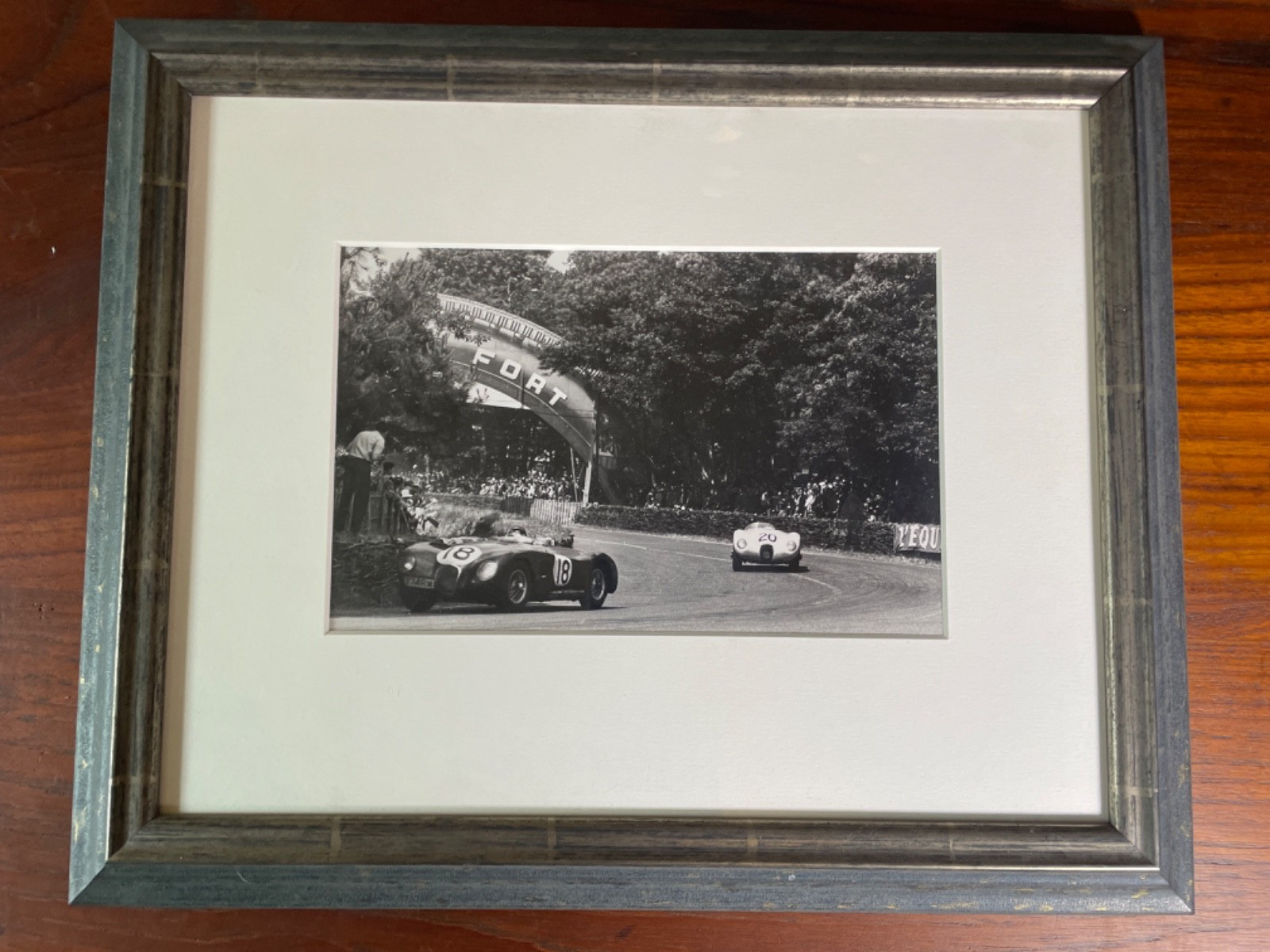 Original 1953 Le Mans Vtg Racing Photo Jaguar C-Type Tony Rolt-Duncan Hamilton