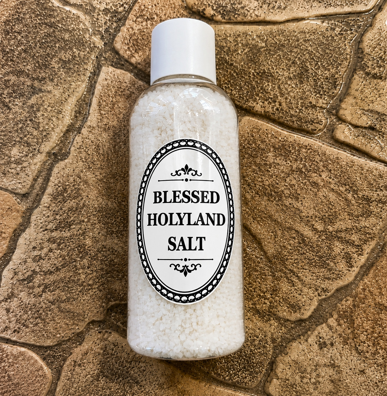 75g Dead Sea Salt Blessed Jerusalem Golgotha Jesus Tomb Christian Holy Land Gift