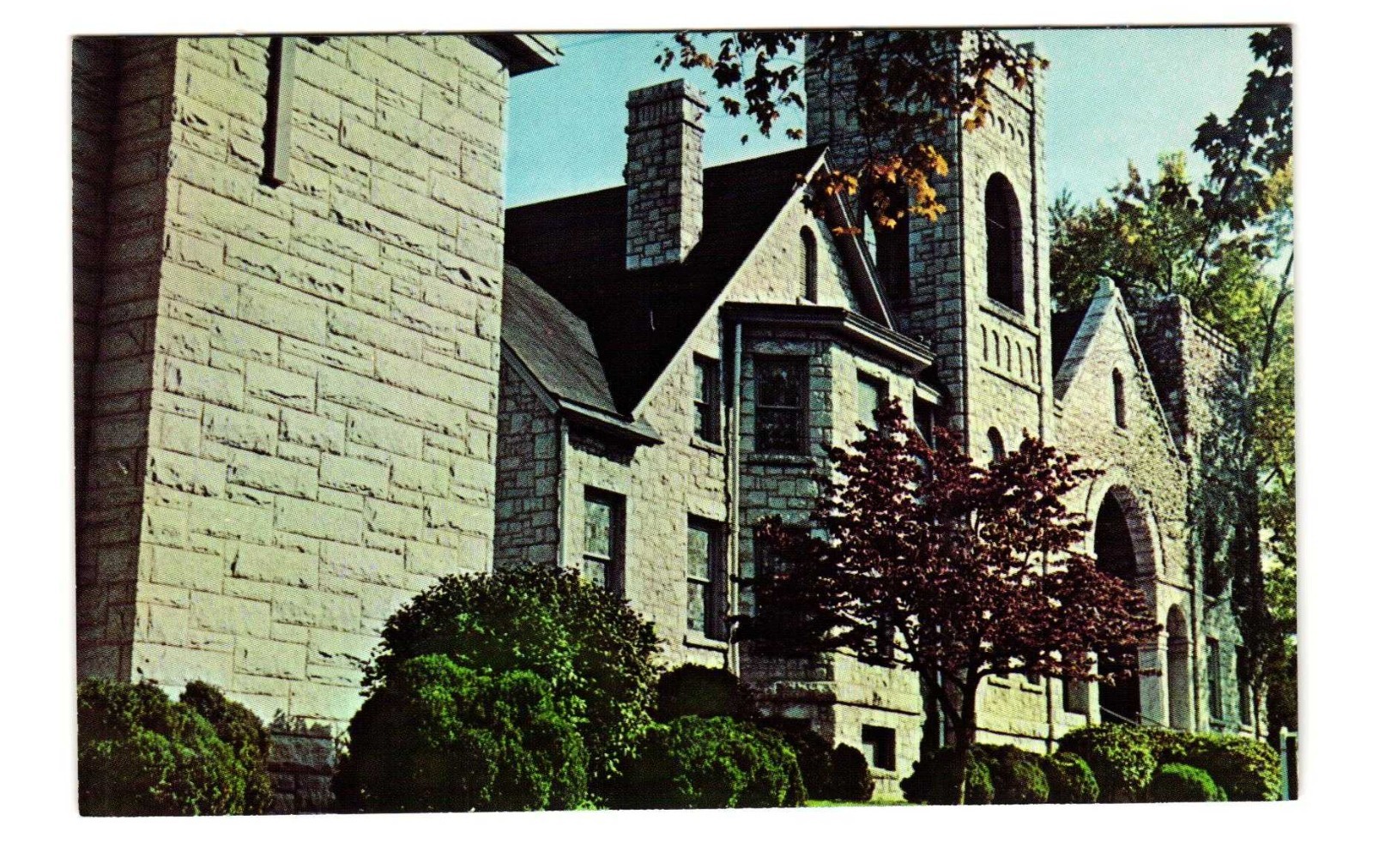 First Baptist Church, Mount Airy NC vintage postcard unposted