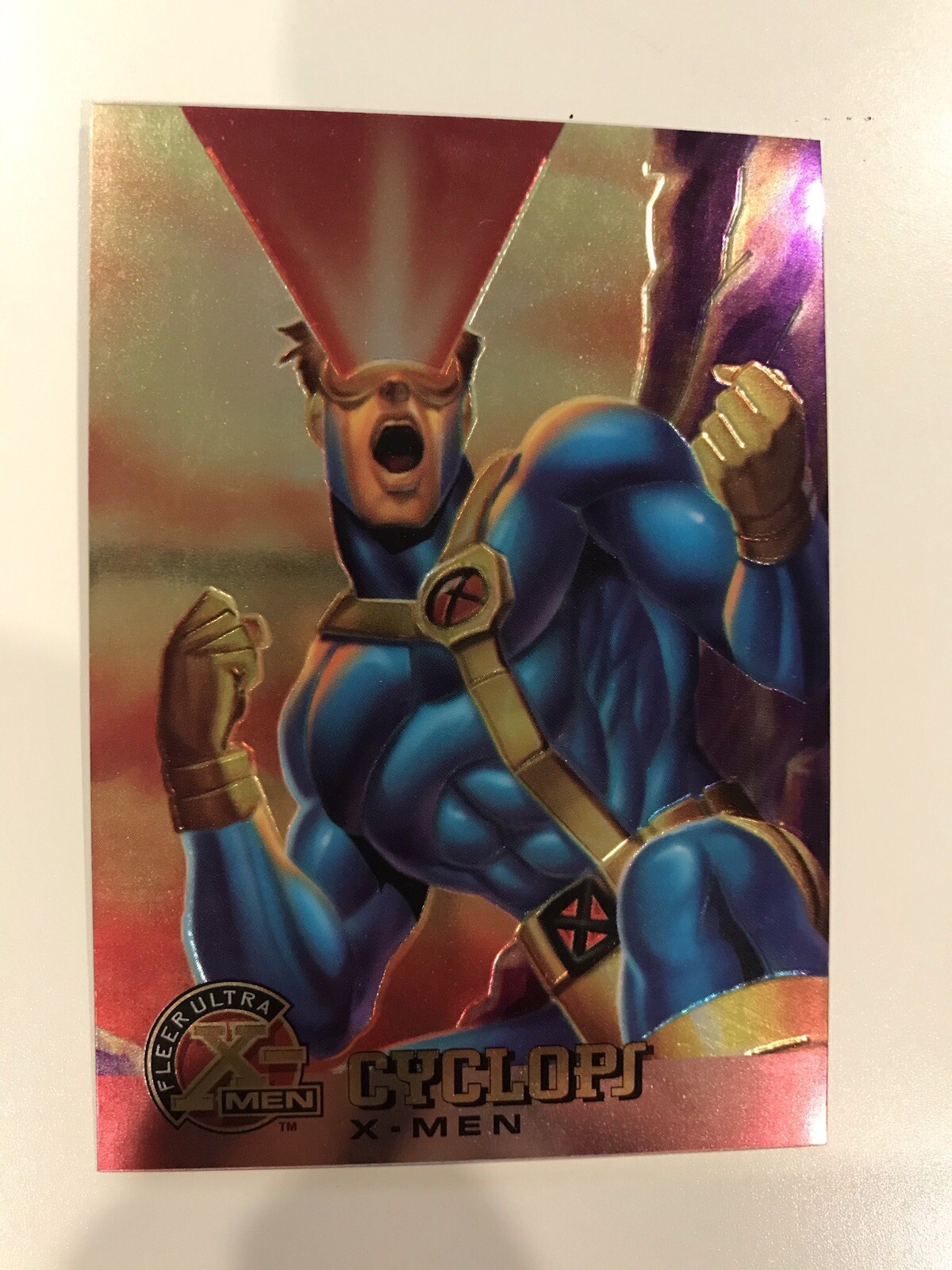 1995 Fleer Ultra X-MEN Cyclops Promo Chromium MINT Trading Cards