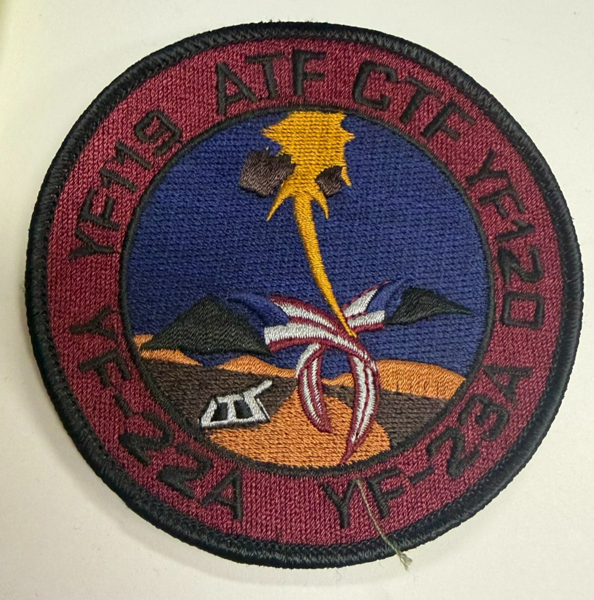 USAF YF119 YF120 YF-22A YF-23A ATF CTF Advanced Tactical Fighter Patch