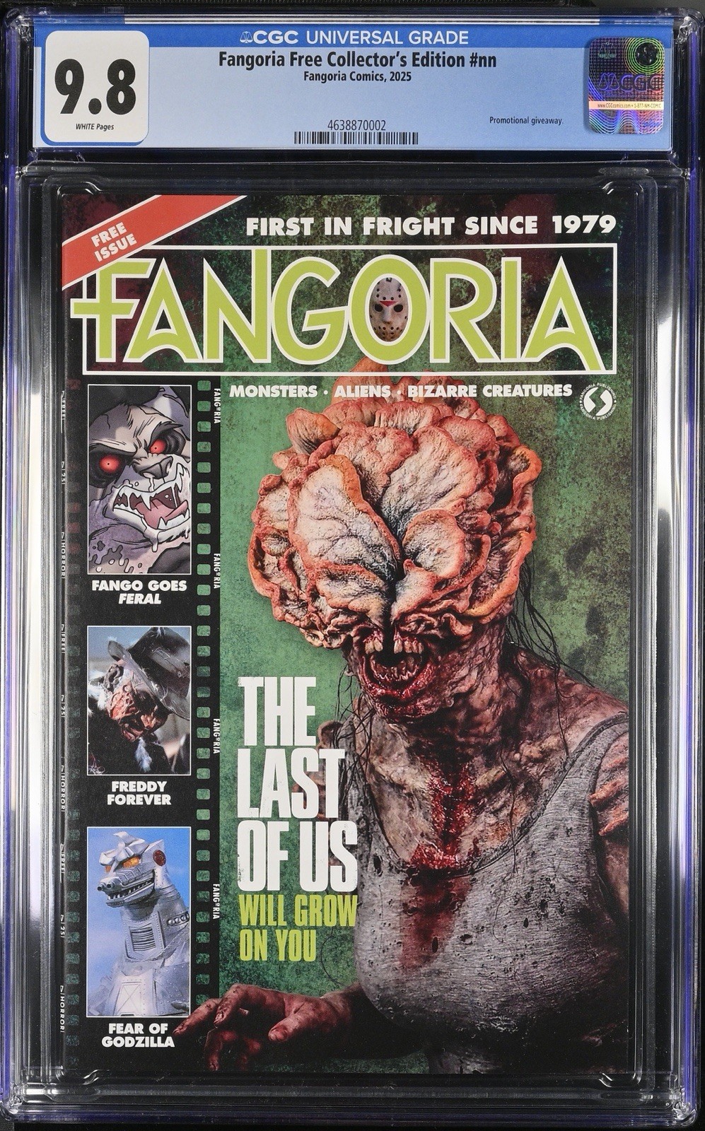 Free Comic Book Day 2025:  Fangoria CGC 9.8