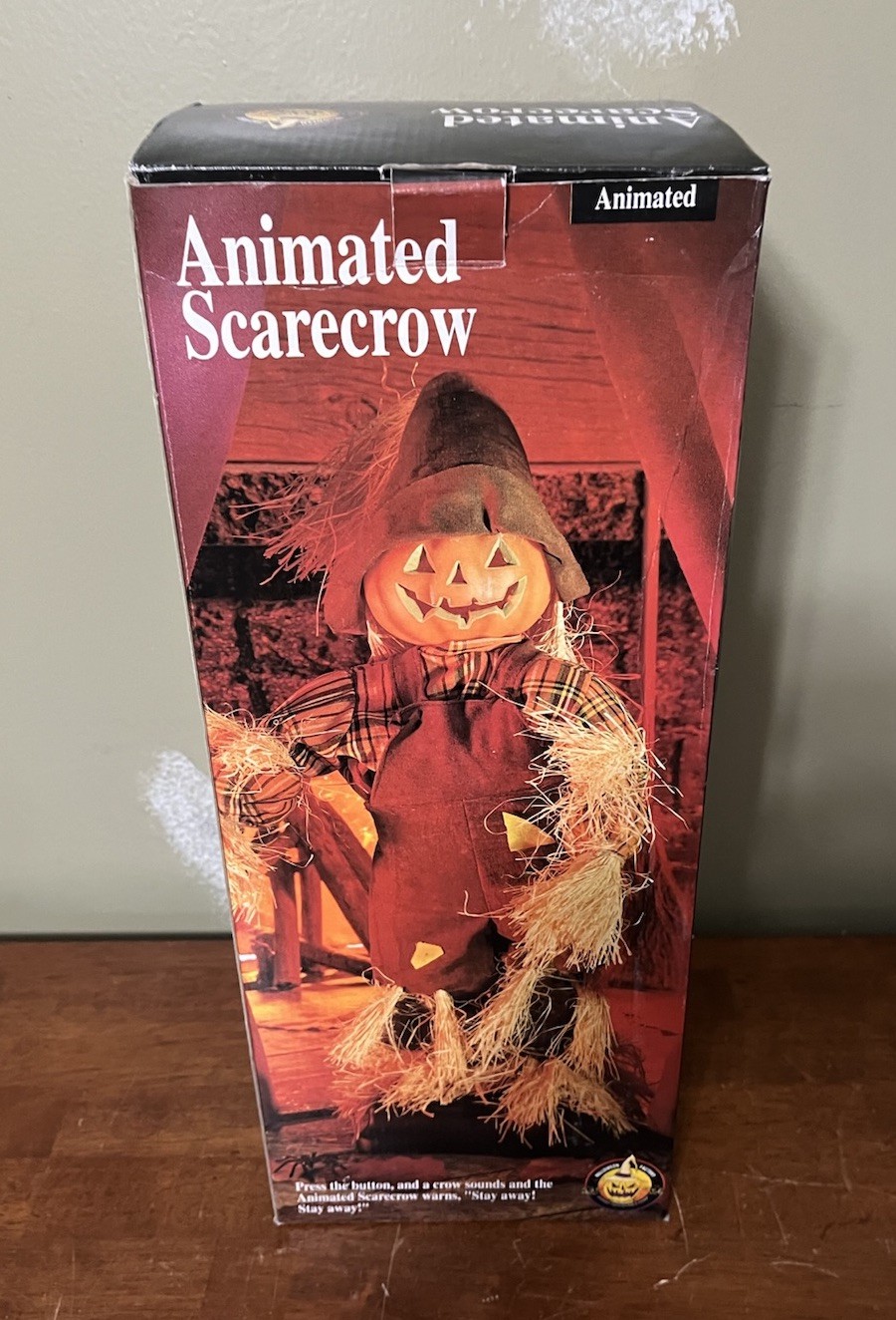 VTG 1994 Halloween Factory Gemmy Industries Corp Animated Scarecrow- See Details