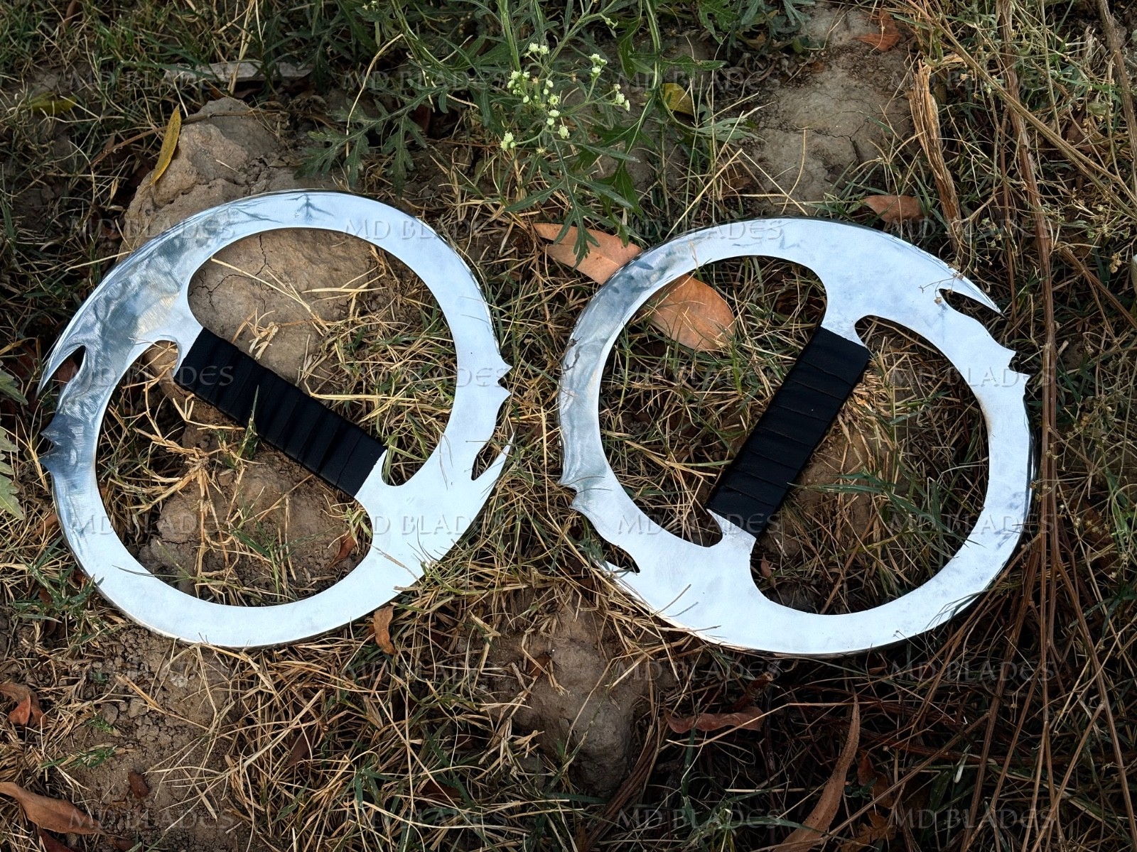 Custom Handmade Steel Chakram Pair - Xena Warrior Princess Inspired Replica
