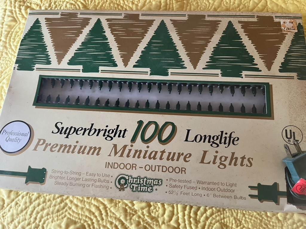 U Choose New Old Stock / Used Christmas Mini Light Sets of 35-400  In &Outdoor