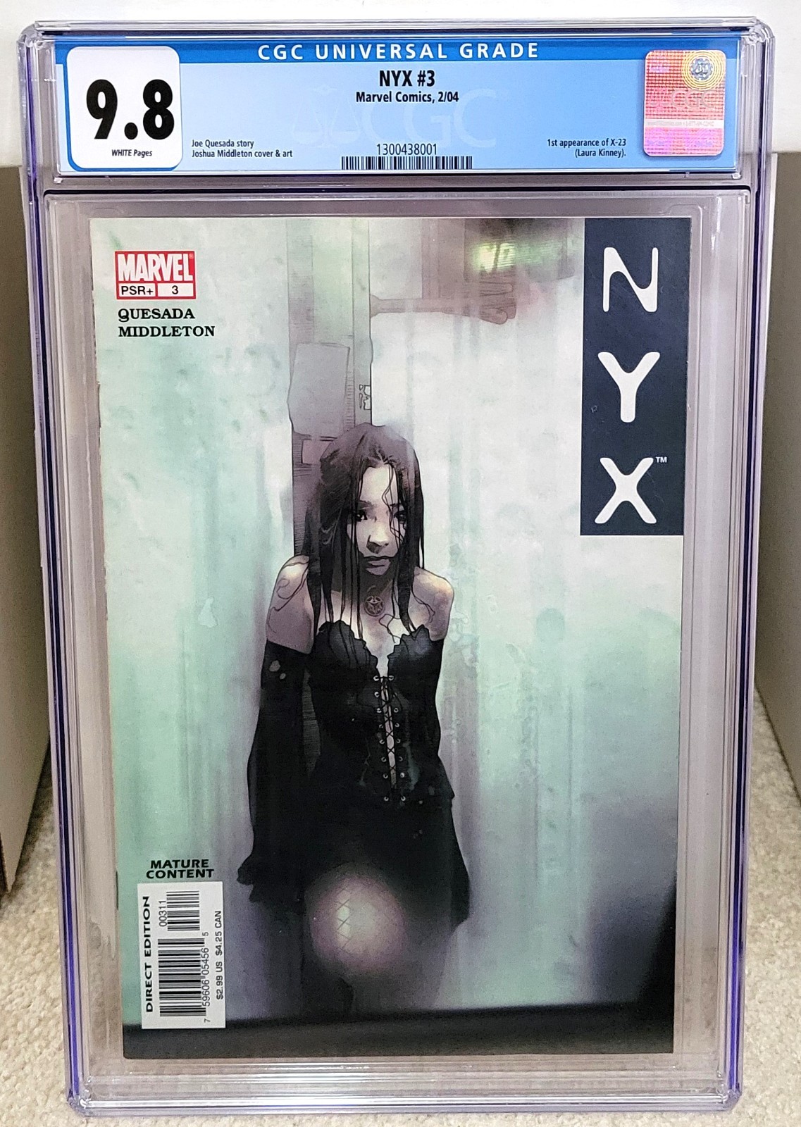 NYX #3 (2004) CGC 9.8 - 1st Appearance of X-23 Laura Kinney Marvel Comics Key