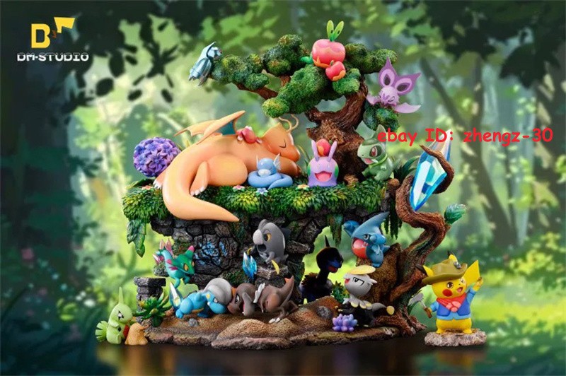 DM Studio Dragonite GK Statue Resin Figure Painted Model 33cm Collectibles Gift