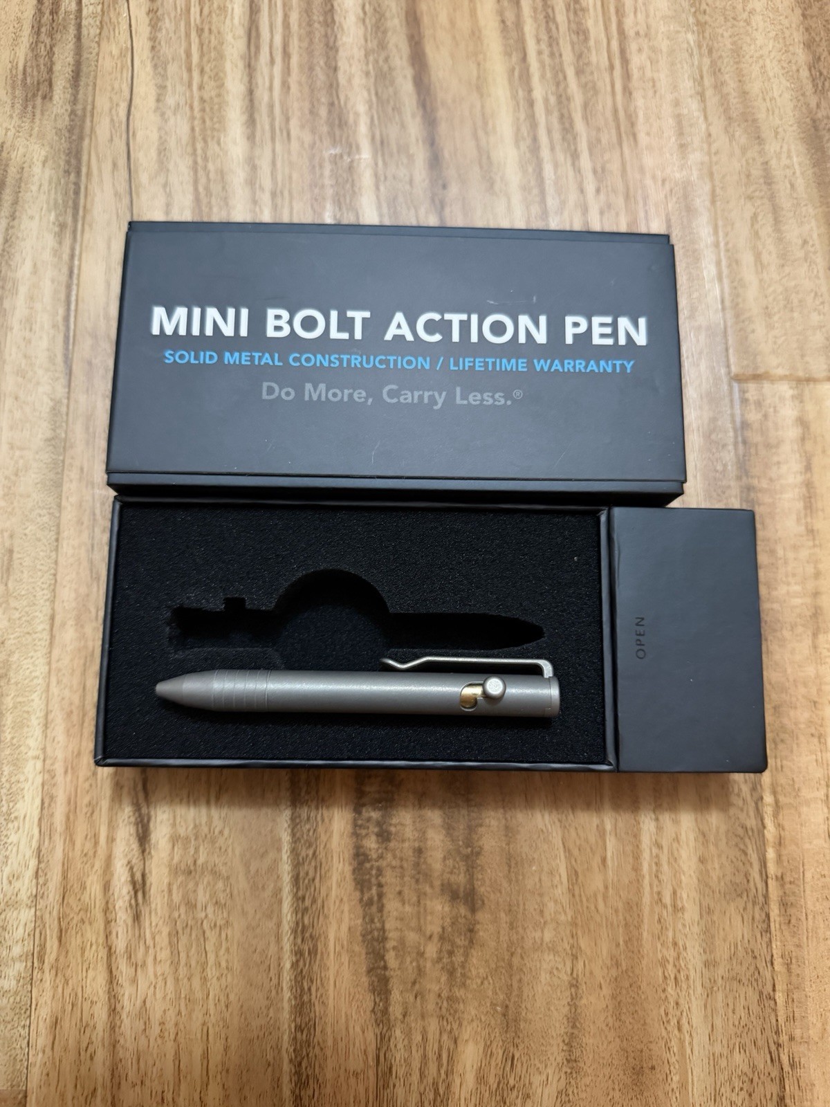 Big Idea Design Mini Bolt Action Pen Stonewashed 