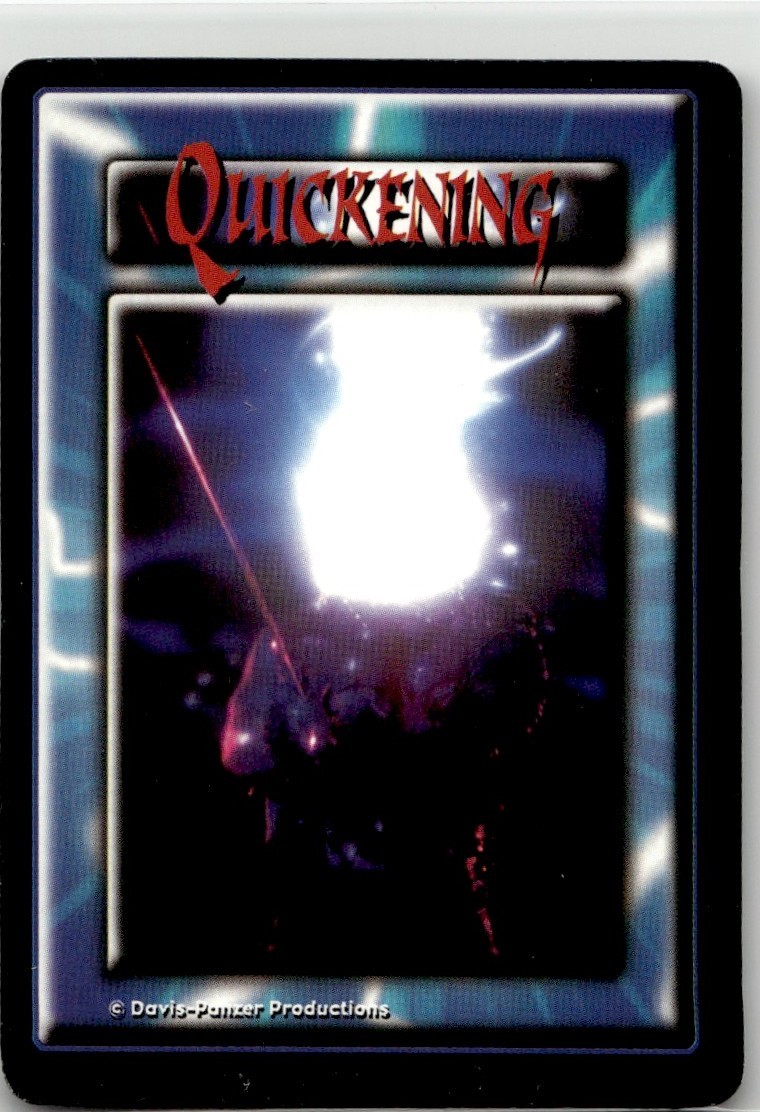 1996 The Highlander CCG Super Rare Quickening Card - Kurgan