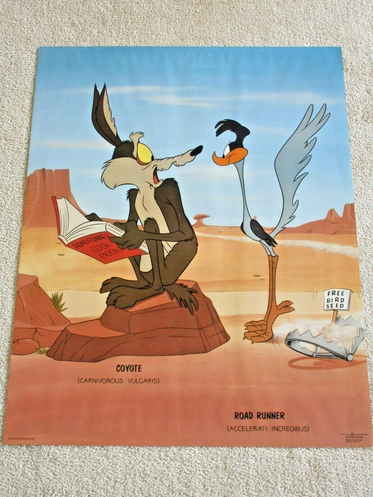 WB Looney Tunes Wile E Coyote Road Runner ACME One Stop Publishing OSP Poster
