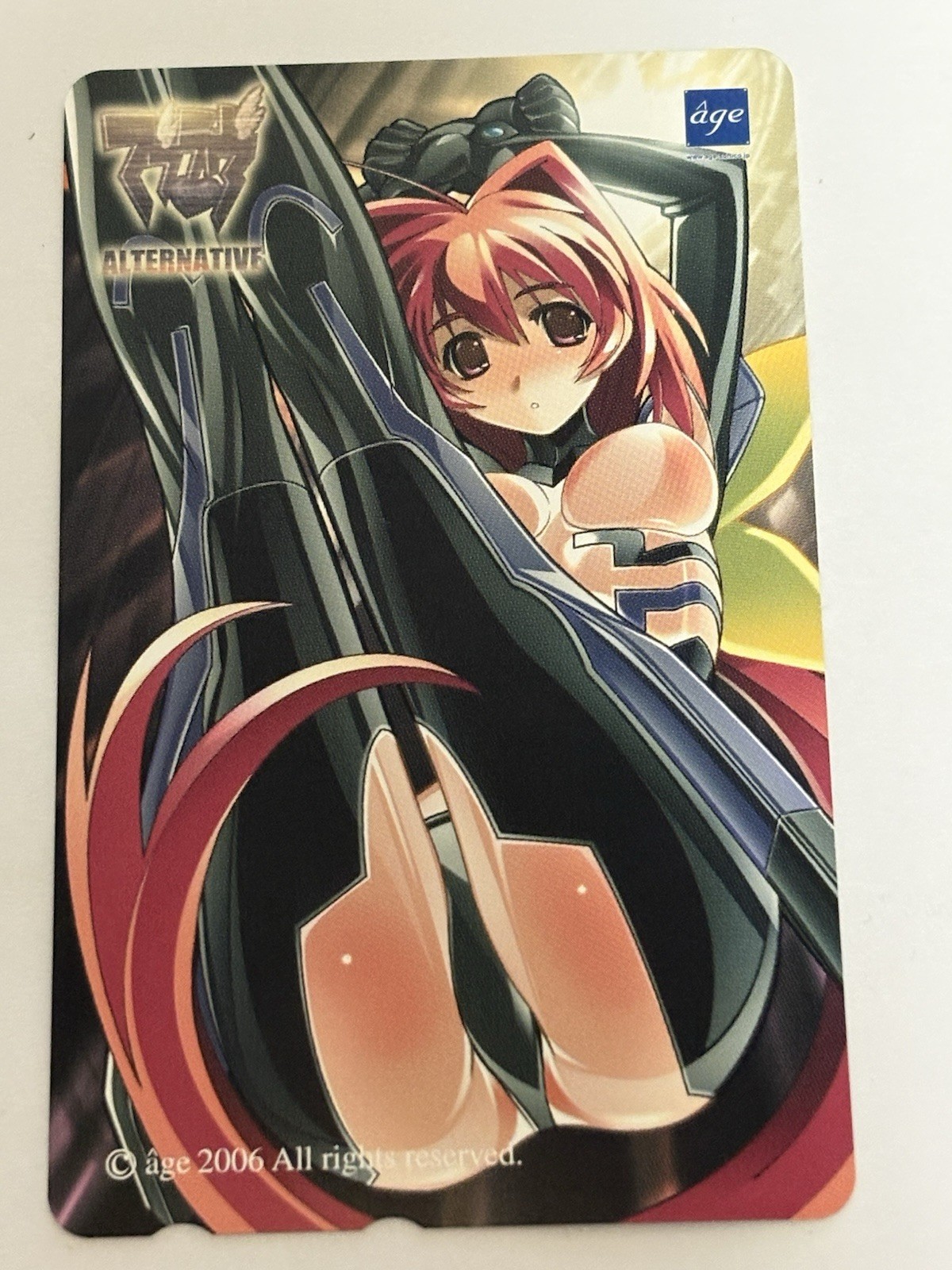 Unused Japanese Game & PC Telephone Card Sumika Kagami “Muv-Luv Alternative”