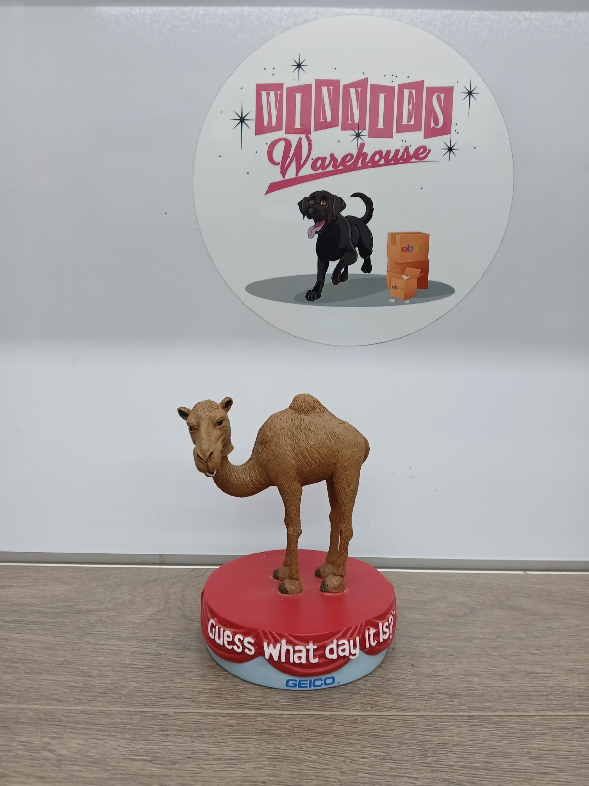 Geico Rare Promotional Camel Bobble Head Camel Guess What Day It Is Mike