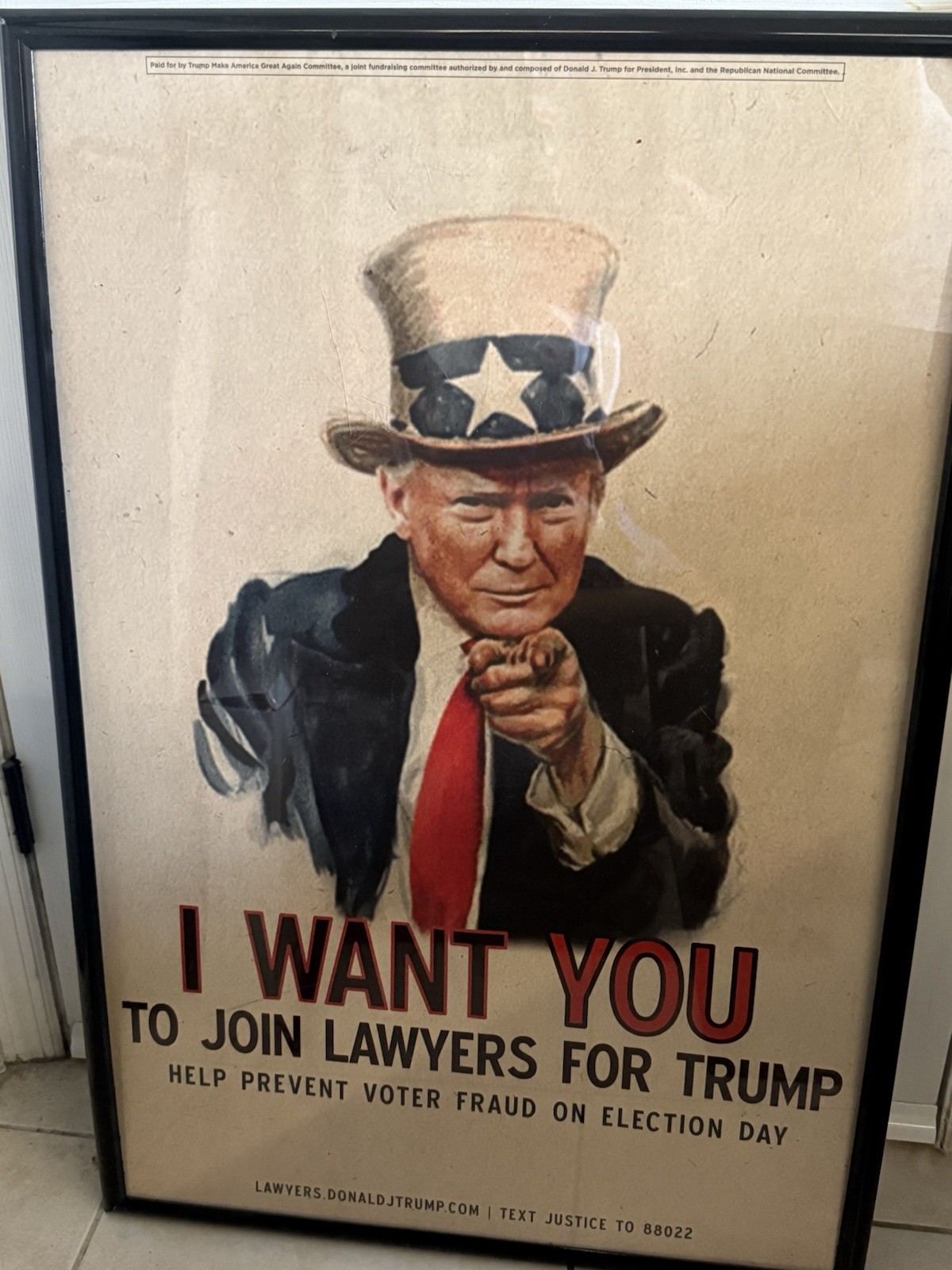 President Donald Trump Extremely Limited Official Poster￼