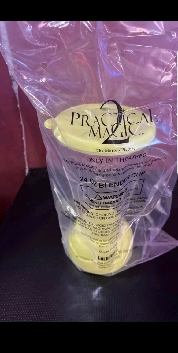 Practical Magic 2 Blender Tumbler Cup Ships Now In Original Sealed Plastic