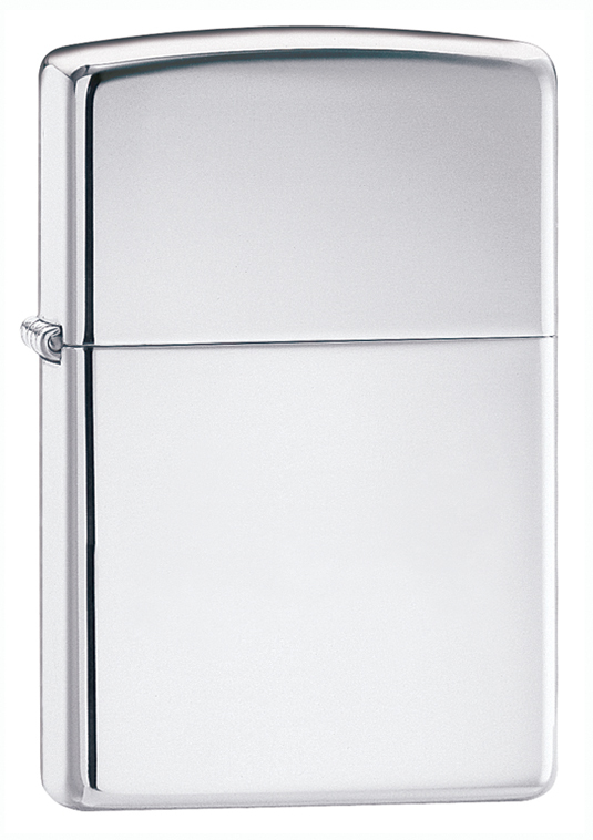 Zippo 250 Windproof High Polished Chrome Lighter, New In Box