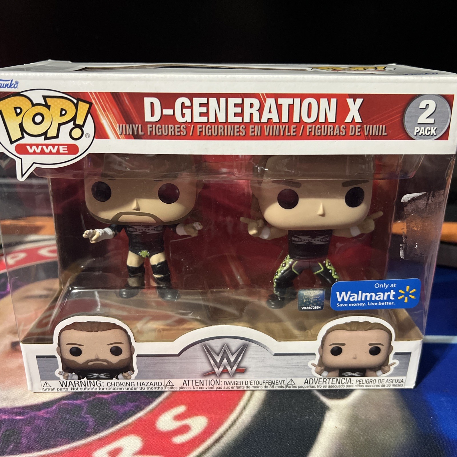 Funko Pop WWE D-Generation x Collectible Figures, 2-Pack
