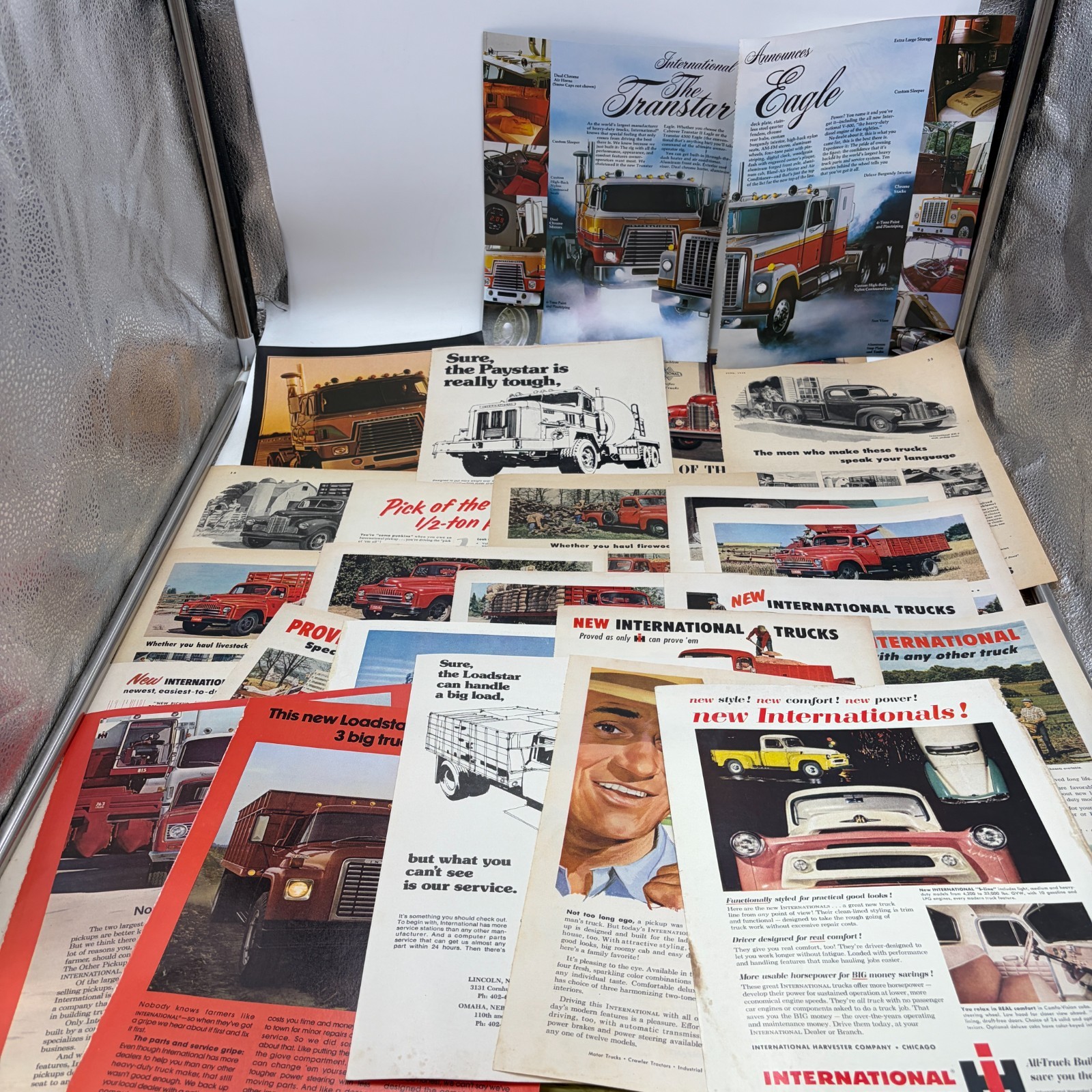 Lot 1940s-1980s International Harvester Truck Magazine Ad Lot IH Farm Pickup