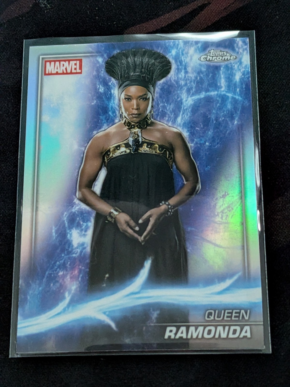2025 Topps Chrome Marvel Studios Queen Ramonda #86 Refractor - Black Panther