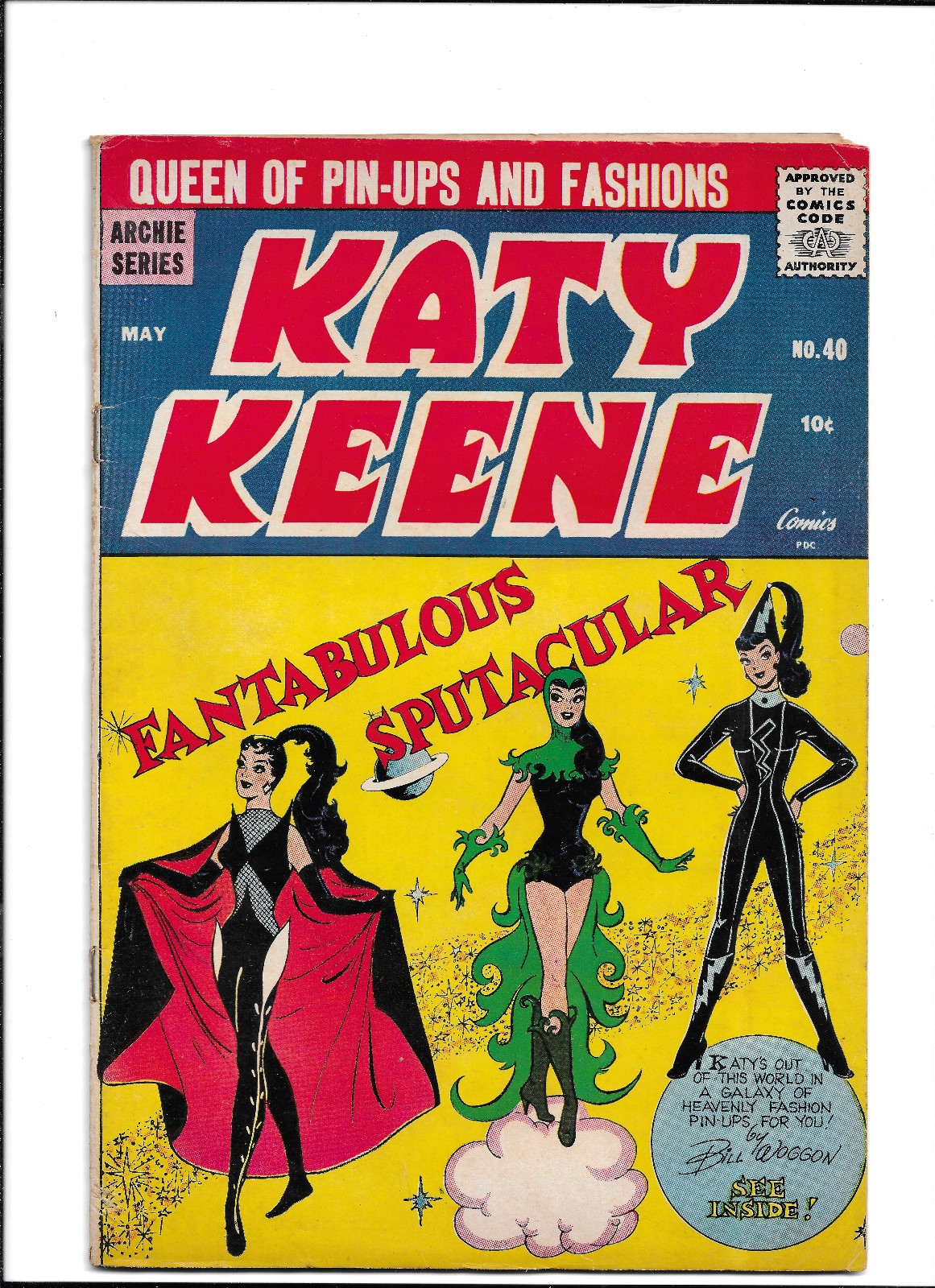 Katy Keene #40 1958 Archie Series Early Silver Age
