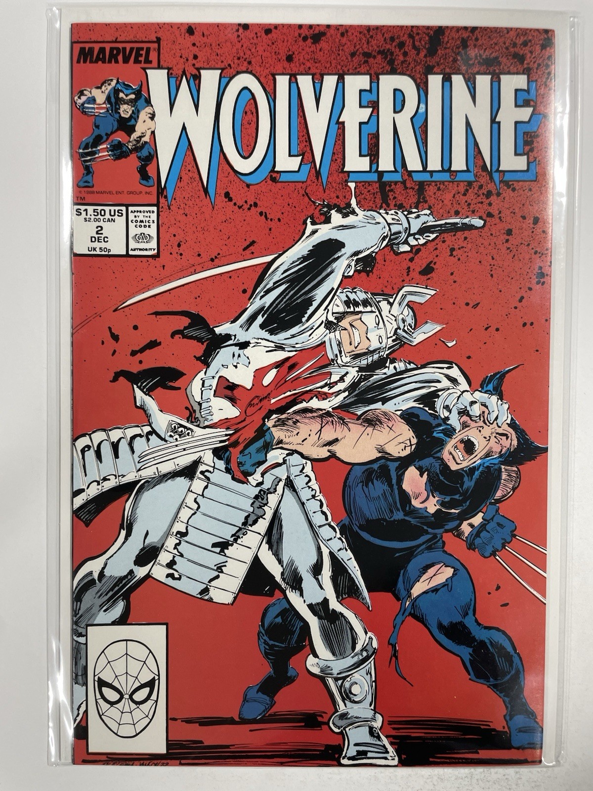 Wolverine 2 Near Mint NM Marvel 1988