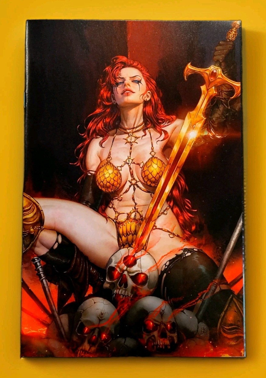 Altered States Warlord #1 KyuYong Eom Red Sonja Golden Sword Virgin Variant 