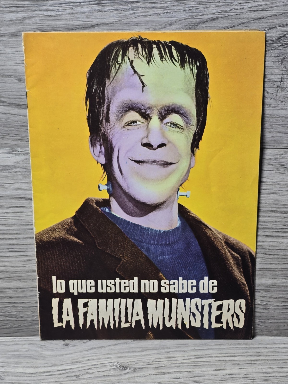 1965 The Munsters Special Magazine Spanish Monster Horror Fred Gwynne Al Lewis 