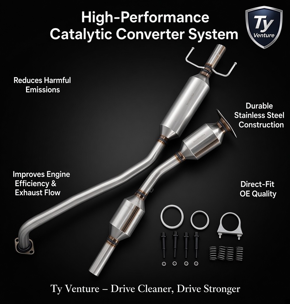 Catalytic Converter Compatible with Toyota Corolla 2003-2008, Toyota Matrix 2003