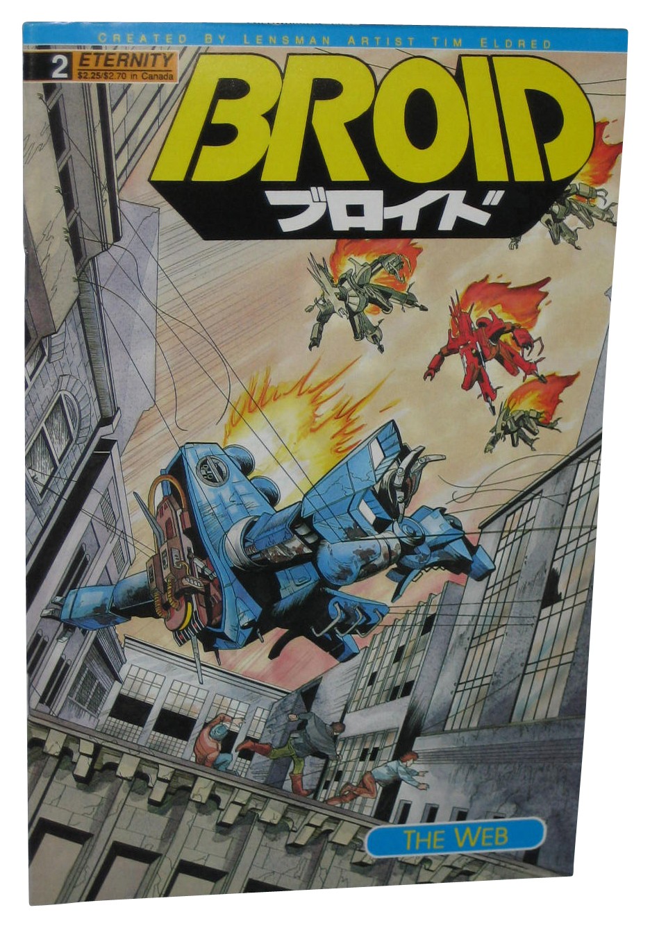 Broid (1991) The Web Eternity Comic Book #2