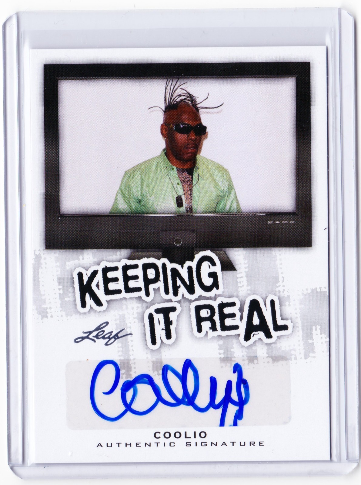 Coolio 2013 Leaf Pop Century Autograph Card Grammy Award-Winning Rapper Auto
