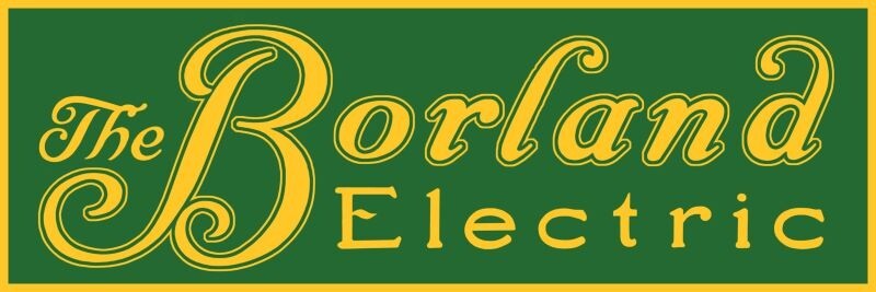 Borland Electric Cars of Chicago NEW Sign 12x36\