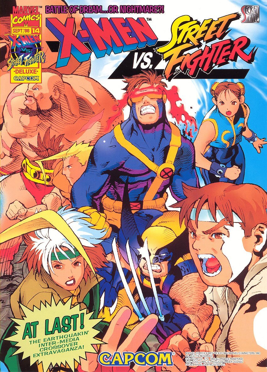 X-men Vs Street Fighter Poster